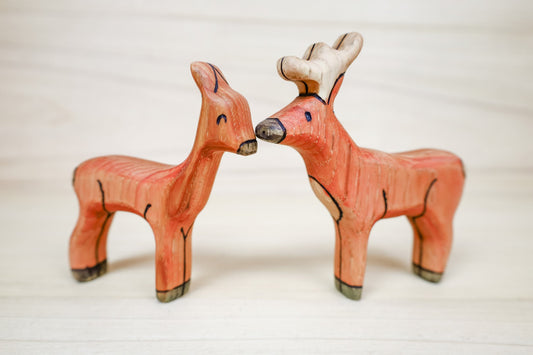 Wooden Deer Toy- Buck Or Doe