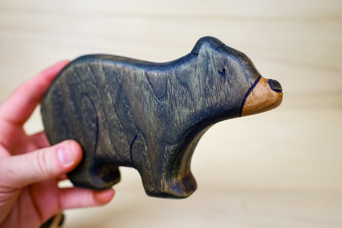 Wooden Black Bears- Mama or Baby