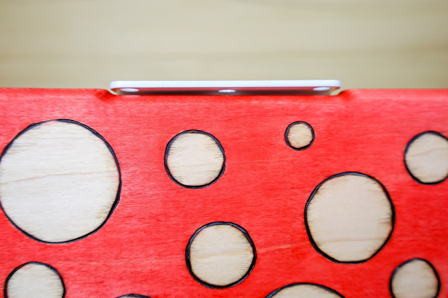 Mushroom Top Floating Wall Shelf