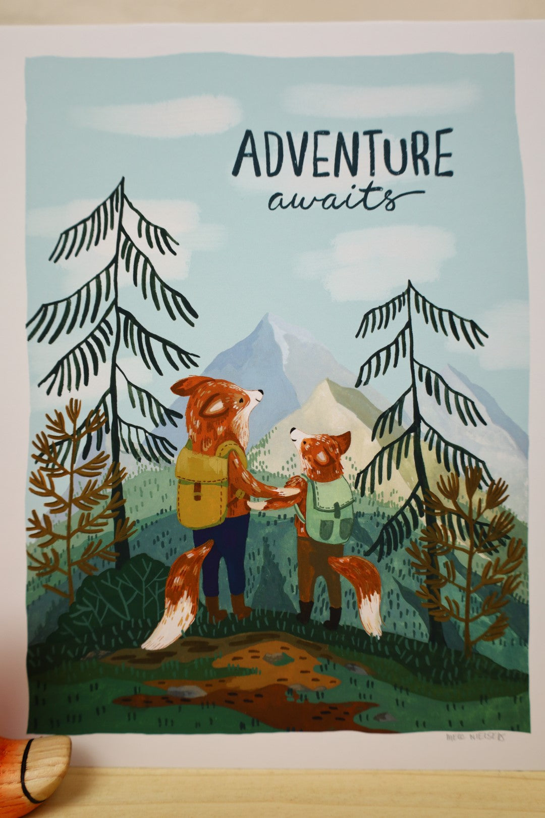 8x10 Adventure Awaits High Quality Art Print