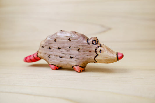 Wooden Opossum Toy