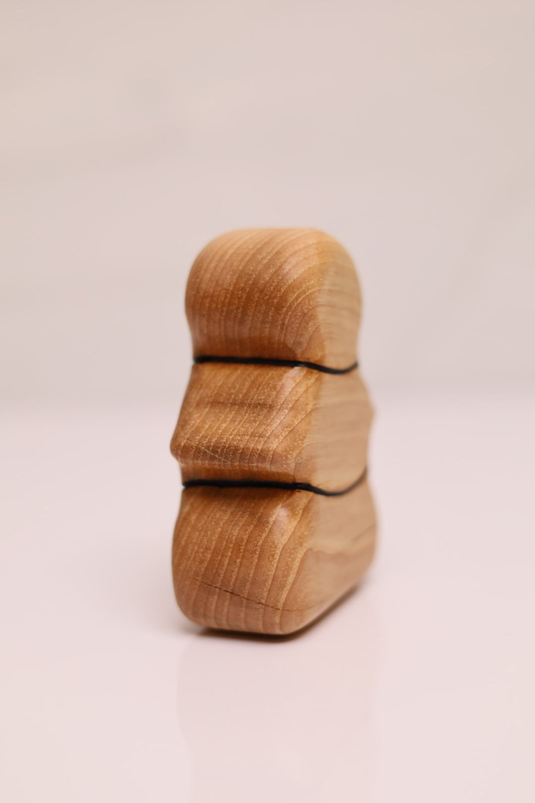 Chunky Wooden Snowman Toy