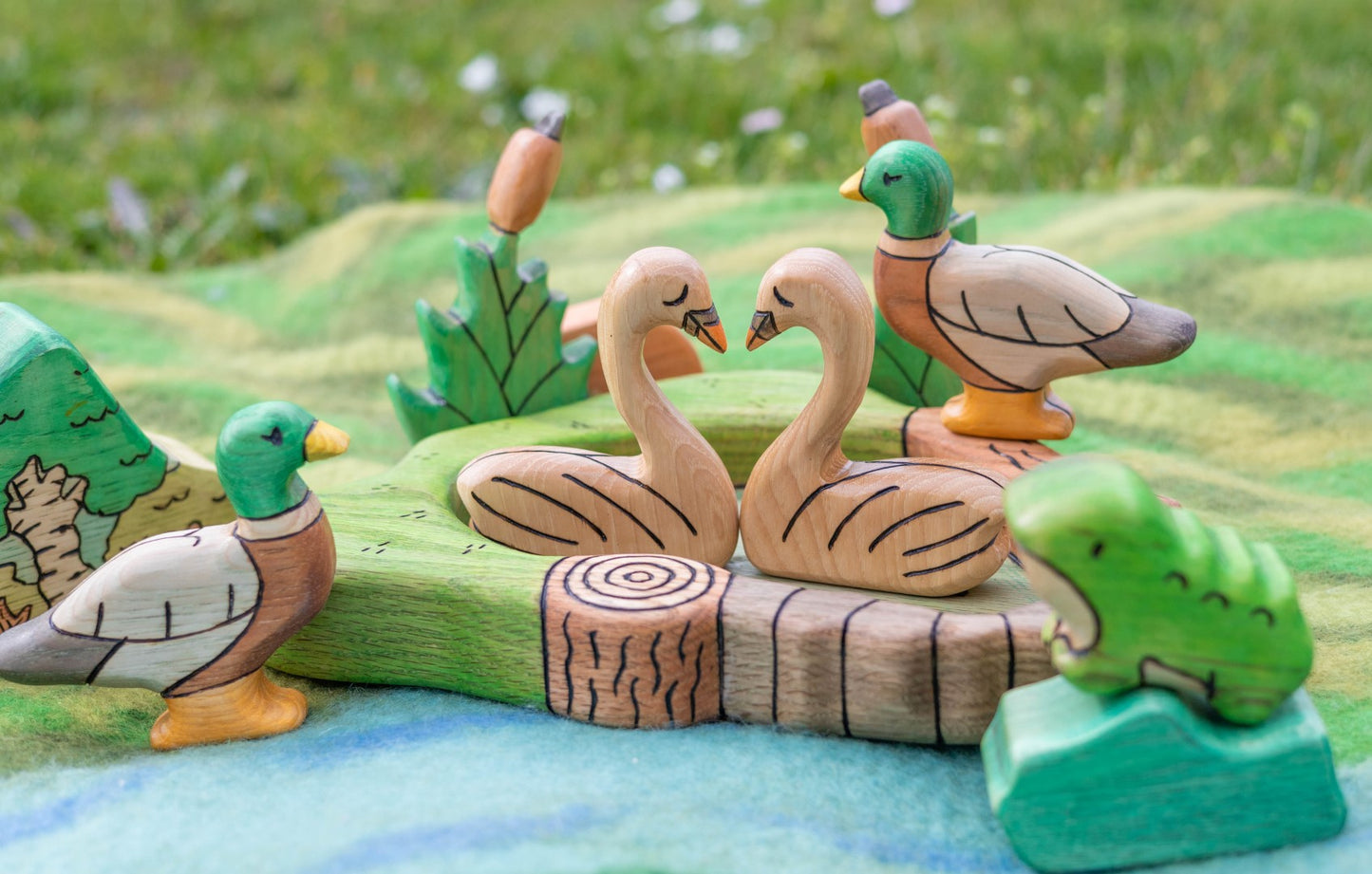 Wooden Pond Tray- Made From Red Oak