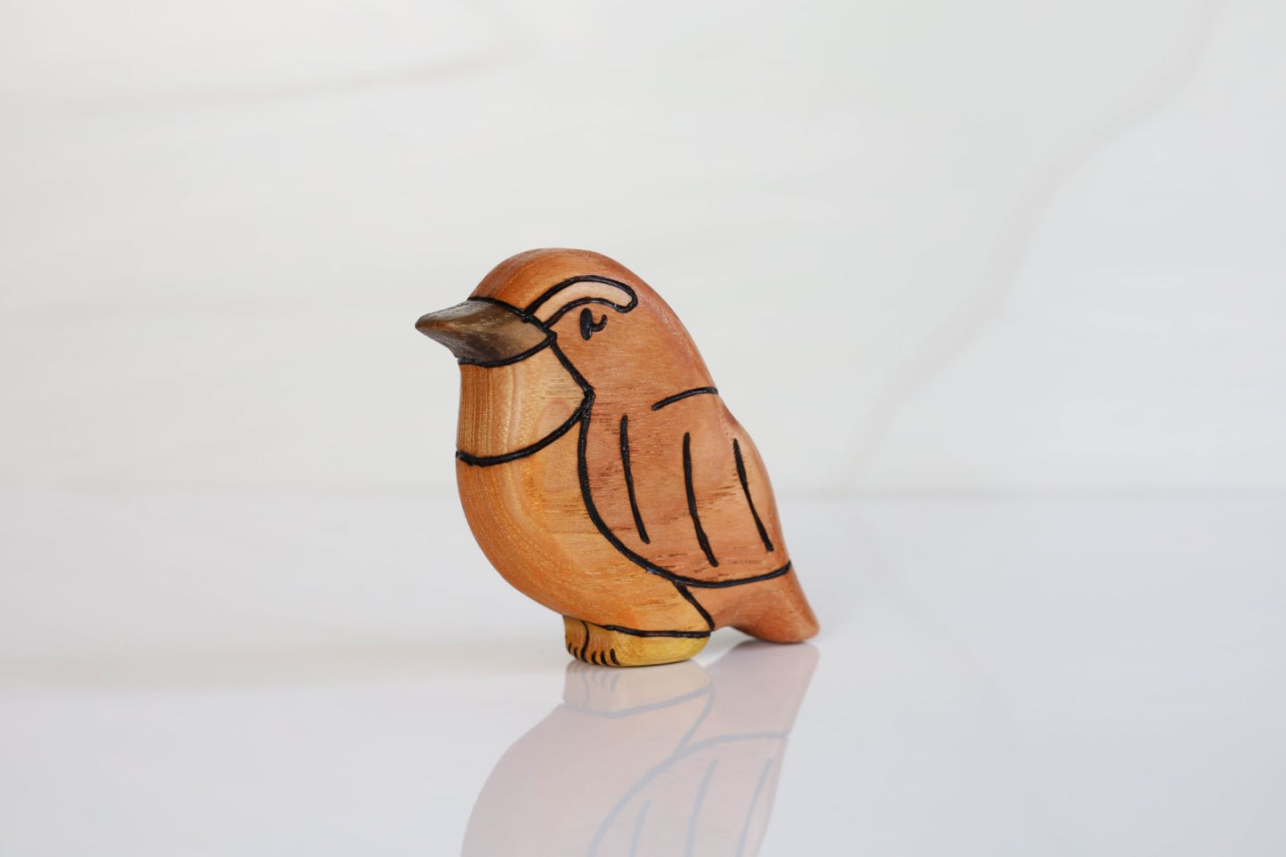 Wooden Wren Bird Toy