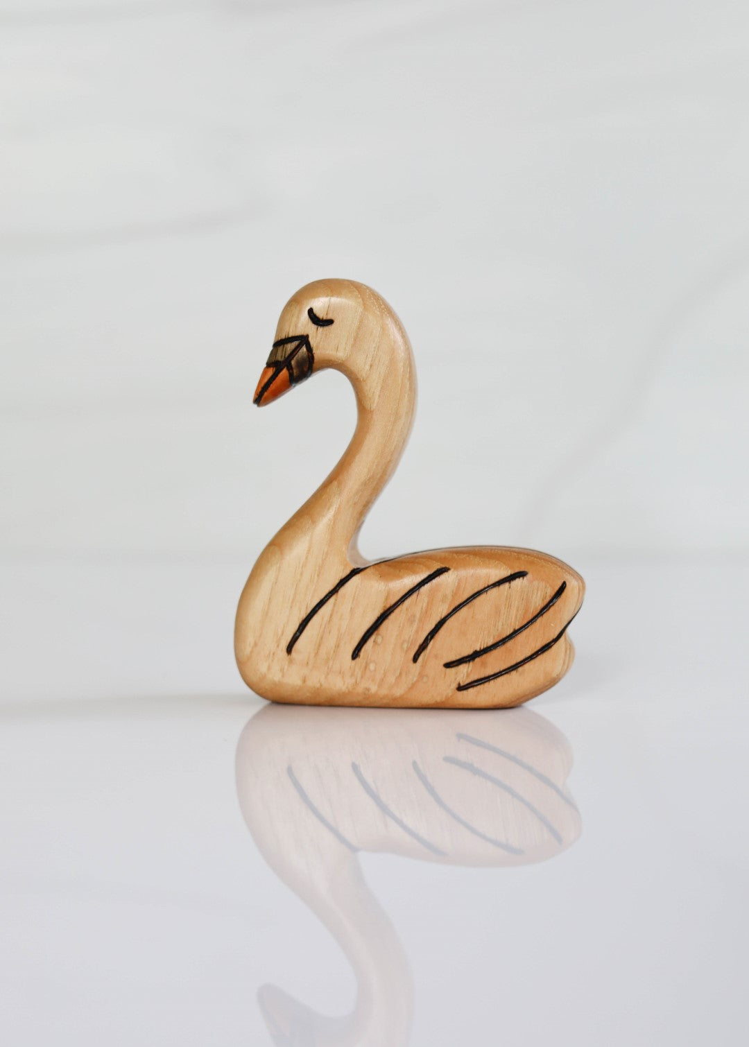 Wooden Swan Toy