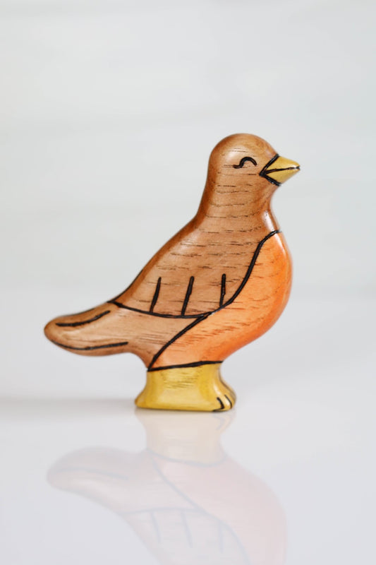 Wooden Robin Bird Toy
