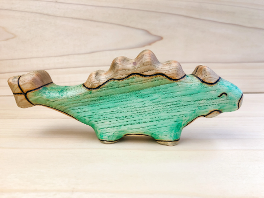 Wooden Ankylosaurus Toy