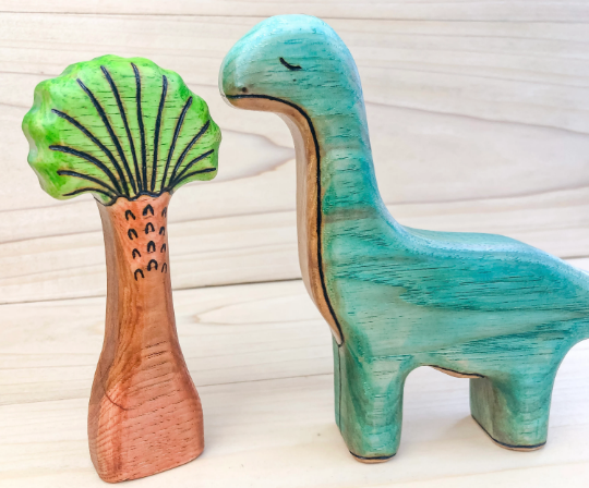 Wooden Palm Tree Playscape Toy