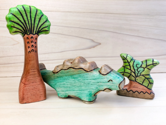 Wooden Palm Tree Playscape Toy