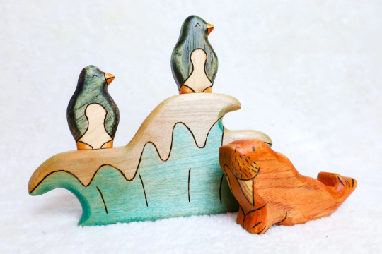 Large Wooden Iceberg Playscape Toy