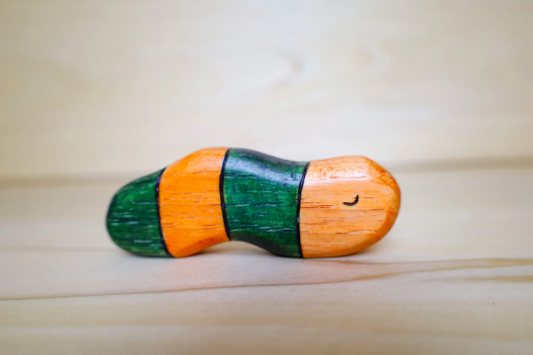 Wooden Wooly Worm Toy