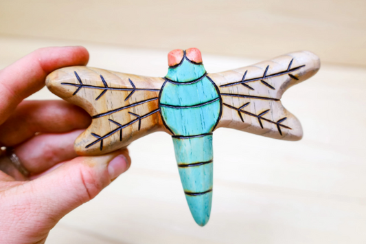 Wooden Dragonfly Toy