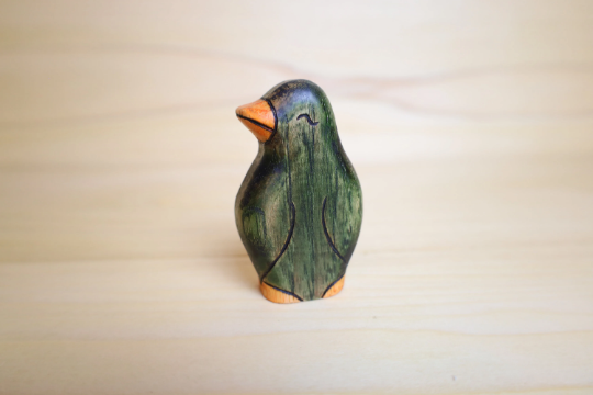 Wooden Penguin Toy