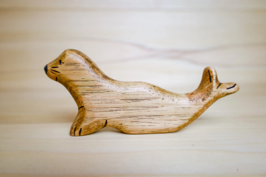 Wooden Seal Or Seal Pup Toy