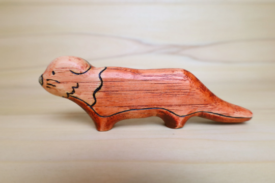 Wooden Otter Toy