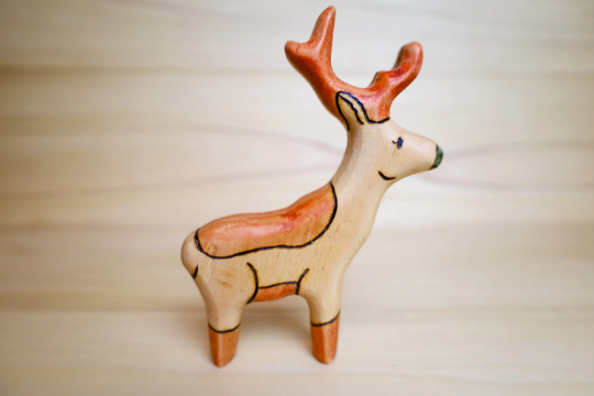 Wooden Reindeer Toy