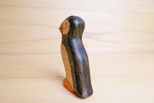 Wooden Puffin Toy