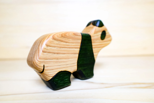 Wooden Panda Toy