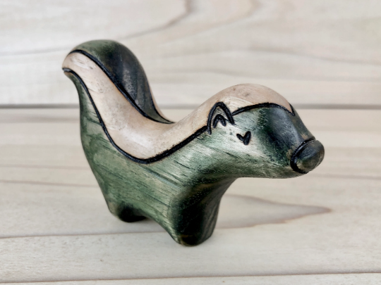 Wooden Skunk Toy