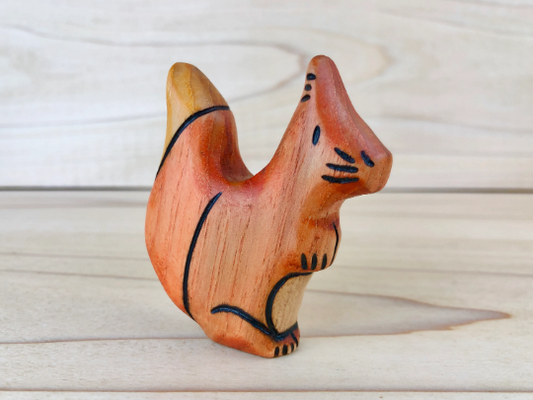 Wooden Squirrel Toy