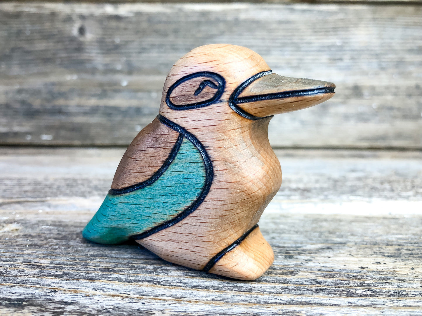 Wooden Kookaburra Toy