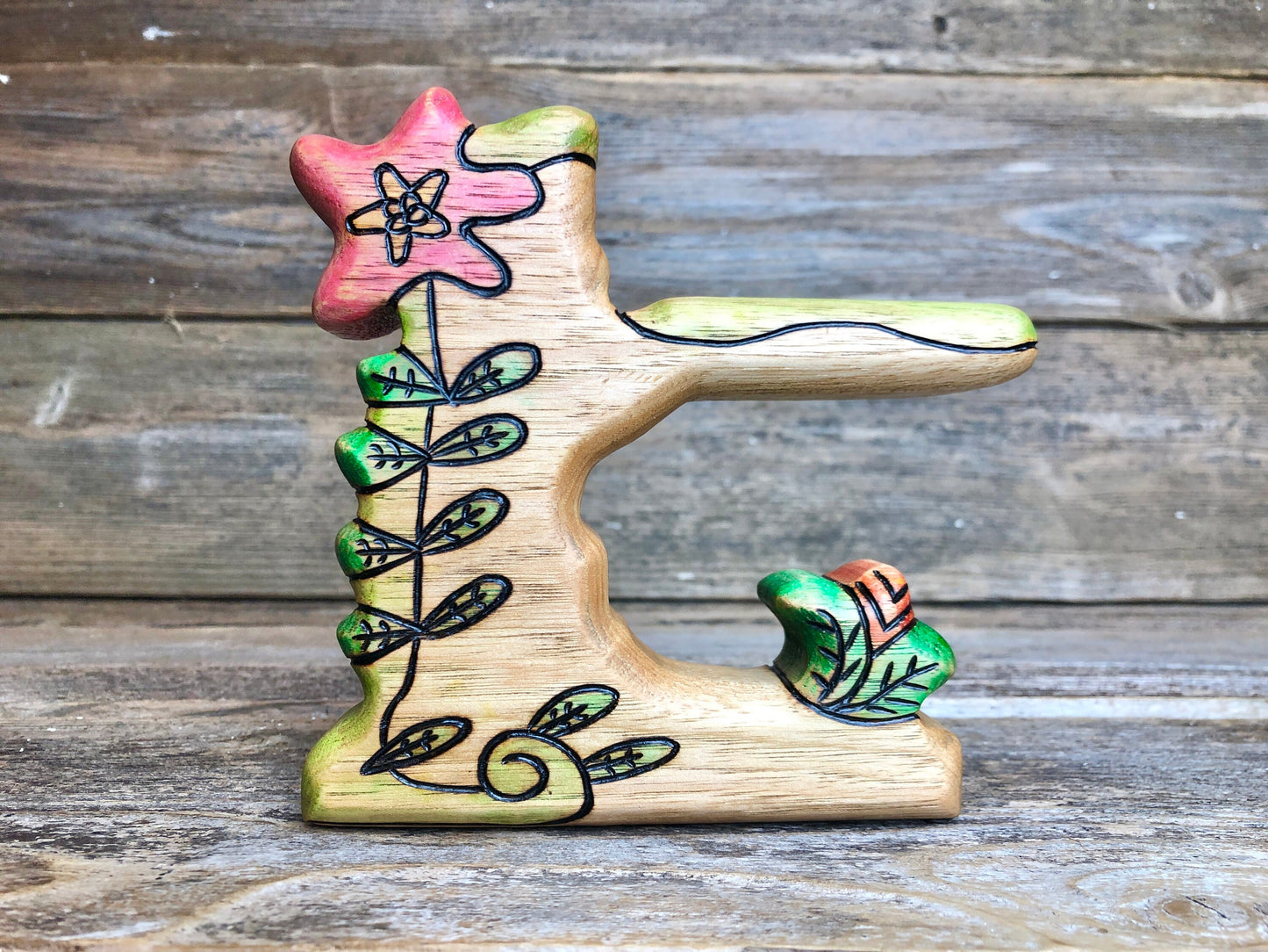 Wooden Jungle Perch Toy